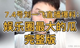 娱乐爆料刘一飞,揭秘明星幕后故事